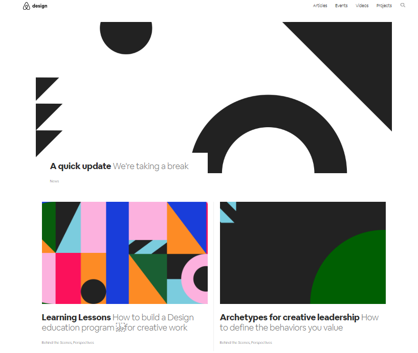  Screenshot from  Airbnb.design  