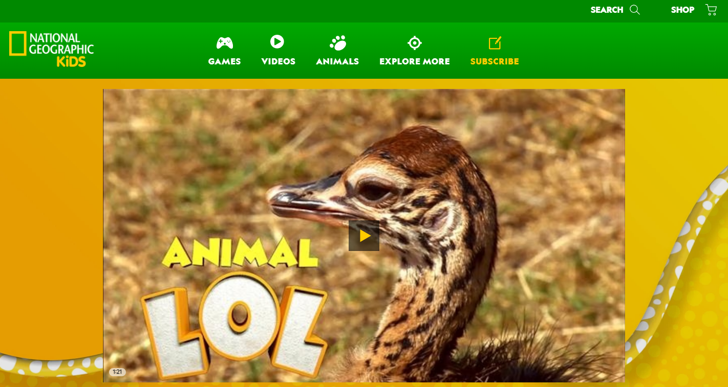  Screenshot from  kids.nationalgeographic.com  